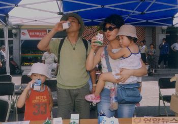 경주 우유마시기 캠페인