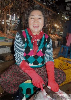 노당선자 찬조연설 자갈치 아지매