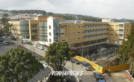 제주외국어고 전경