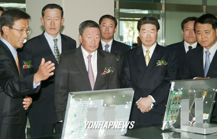 LG필립스LCD, 구미 6세대 LCD 생산라인 준공식