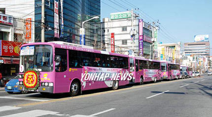 순천시에 첫 운행될 천연가스버스