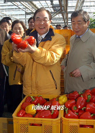 임채정의장 영농조합 방문