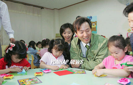 오세훈 후보 어린이집 방문