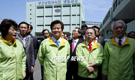 정동영 의장 부산경제현장 투어