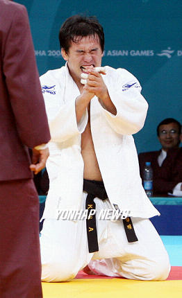 아시안게임 남자유도 김성범, 금메달 획득