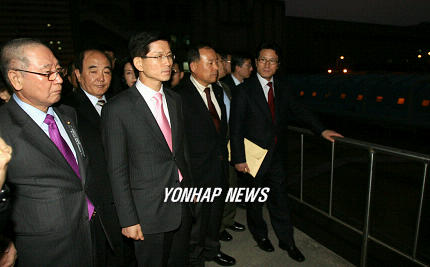 이천 하이닉스 방문한 국회의원들