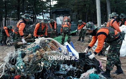 육군 율곡부대 환경정화 활동