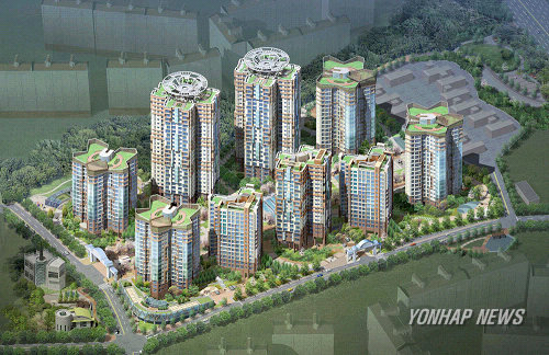 대영 아파트 조감도