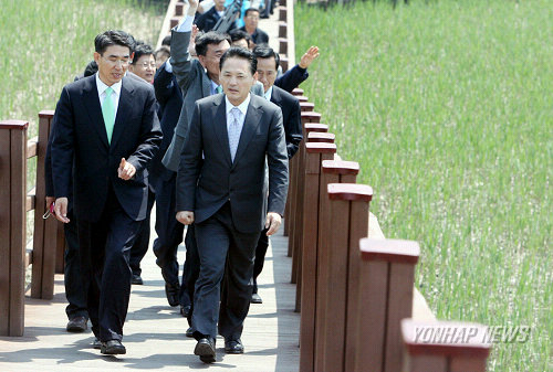 순천만 찾은 유인촌 장관