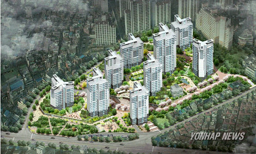 동대문 아파트 투시도