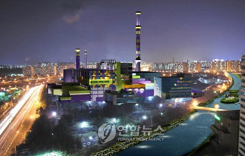 서울시 노원자원회수시설 야간 경관 상상도