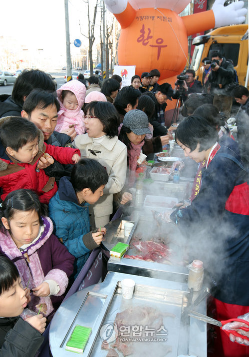 한우가 너무 맛있어요