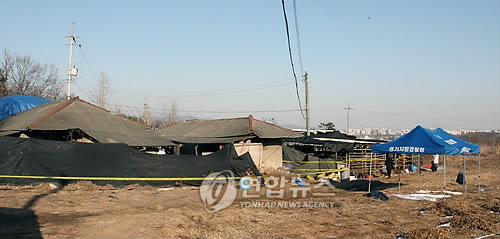 군포사건 피의자 강씨 농가와 축사