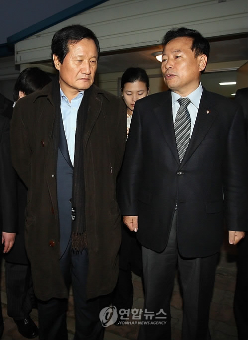 건설현장 찾은 윤증현 장관