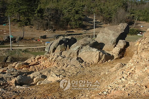 고인돌묘 채석장