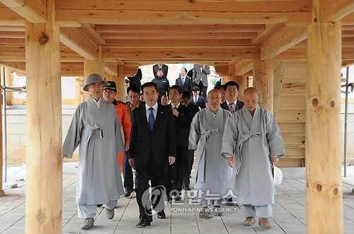 소방방재청장 낙산사 산불대비 점검