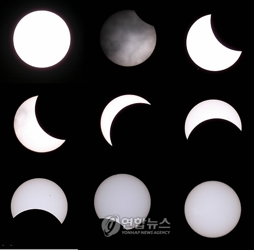달이 해를 삼켰네..금세기 최장 일식 쇼