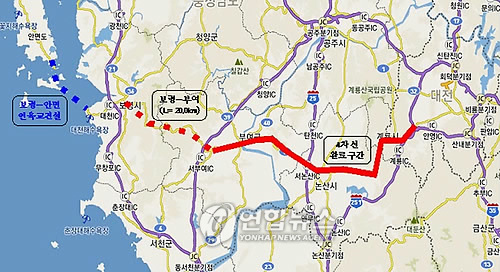 충남도 부여∼보령 국도 4차로 확장