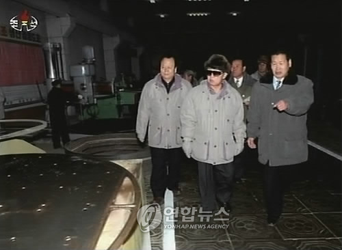 김정일, 강계시 산업시설 시찰