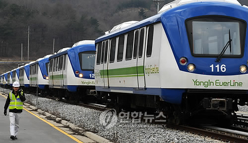 7월 개통예정 용인 경전철