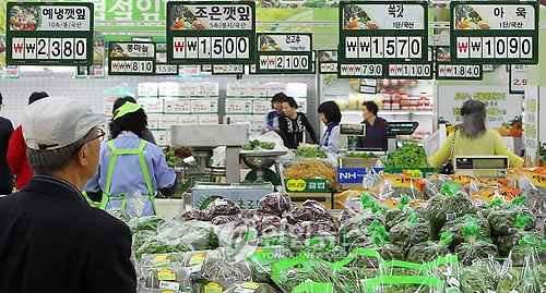 비싼 채소값, 시장가기가 두렵다