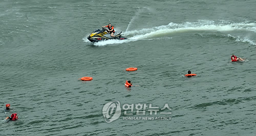 인명구조 훈련하는 중앙119구조대