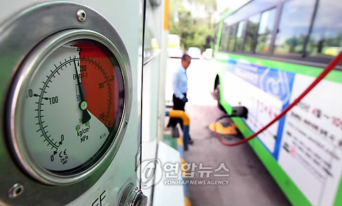 시내버스  천연가스(CNG)  충전