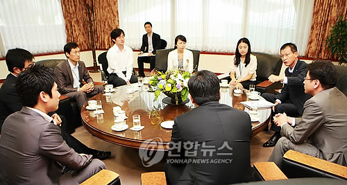 하이원 조찬 릴레이 눈길