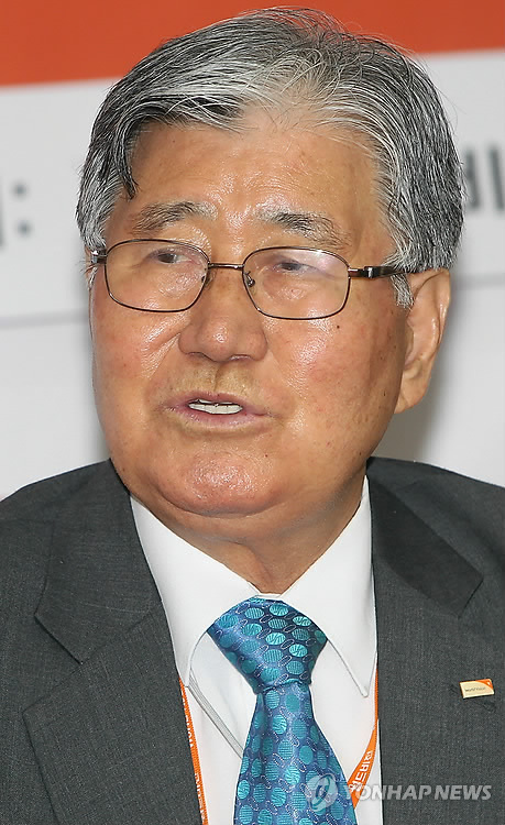 인사말 하는 박종삼 월드비전 회장