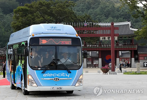 전기버스 11월부터 수원시티투어 시범운행