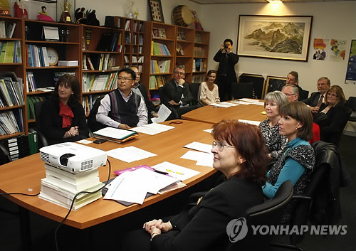 한국 방문 호주 교장들 한국 좋아요