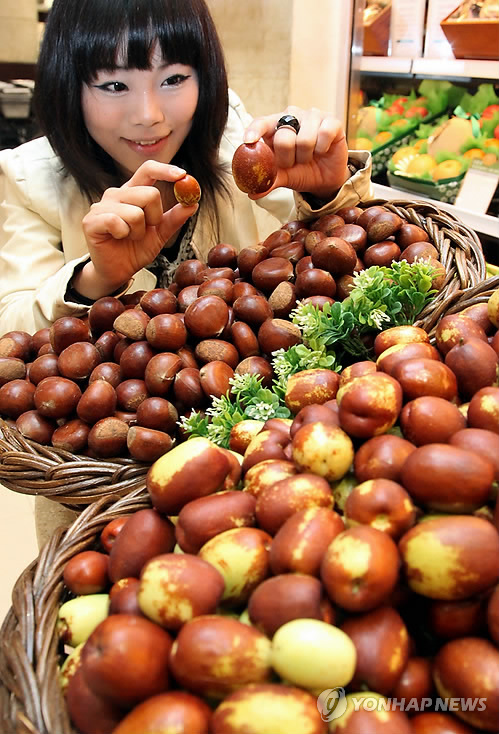가을 향기 솔솔, 명품 밤.대추 나왔어요!