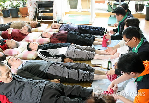 정성껏 하는 발마사지