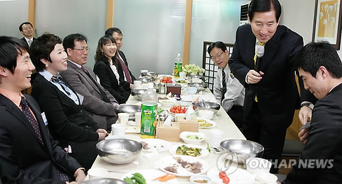 조현오 경찰청장, 서울강남경찰서 방문