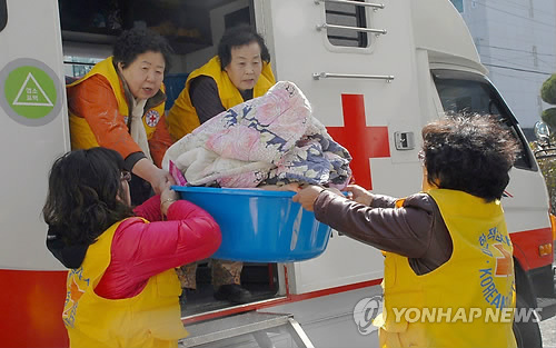 울산서 펼쳐진 아름다운 세탁봉사