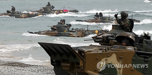 상륙 성공