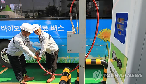 바이오가스자동차연료화시설 준공