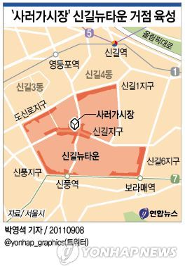 영등포 `사러가시장 신길뉴타운 거점 육성