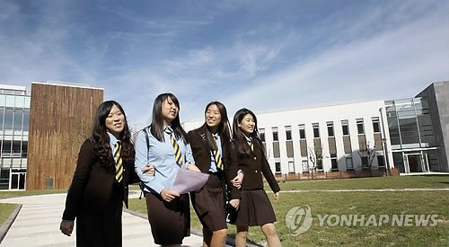 제주국제학교 첫 수업