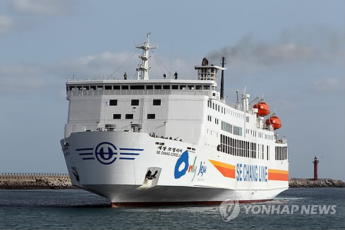 제주기점 여객선 이용객 23% 증가