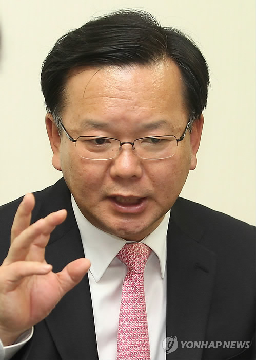 김부겸, 연합뉴스와 인터뷰