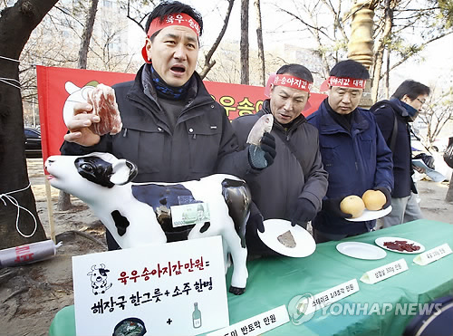 육우 송아지 값 1만원입니다