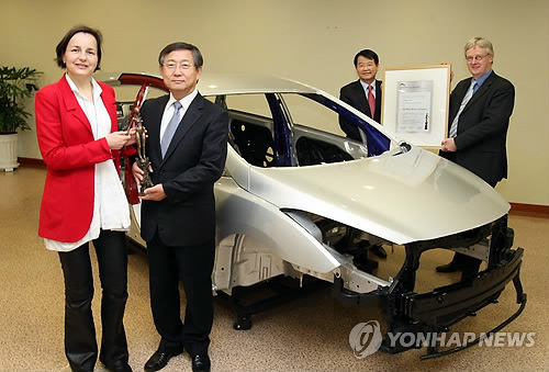 현대차 i40,유럽 차체기술상 수여