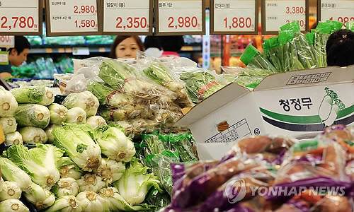 채소.과일값 상승..인천 주부 장보기 무섭다