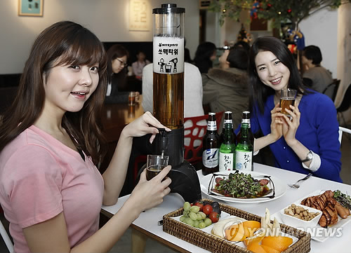 소주와 맥주는 만나야 제 맛!