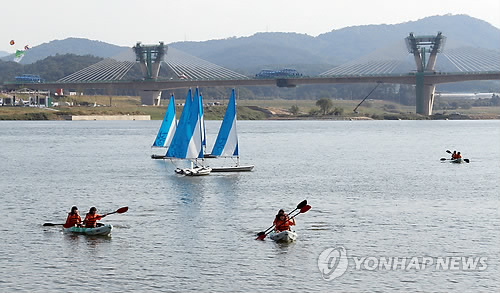 금강 세종보서 수상레포츠 즐긴다‥행복청 허가