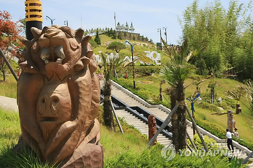 신라장군 이사부의 나무 사자