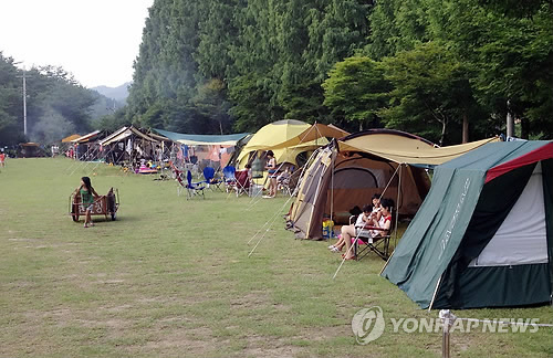 금산 한국전통문화체험학교 캠핑장