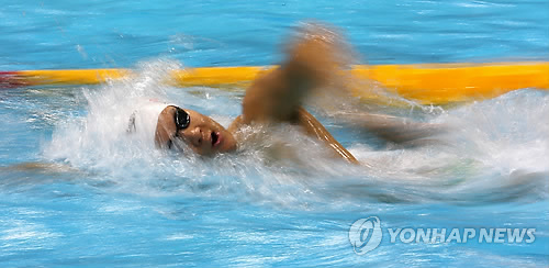 <올림픽> 훈련하는 박태환