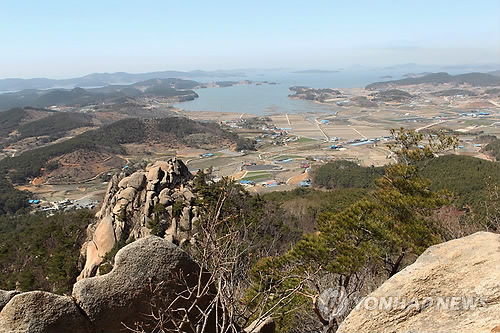 서산시 제5경 팔봉산